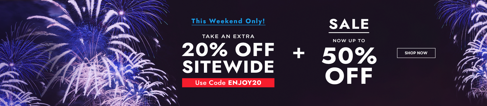 H1: EXTRA 20% + UP TO 50% SALE