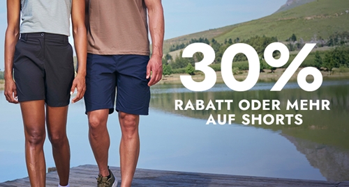 P2: 30% RABATT ODER MEHR auf Shorts