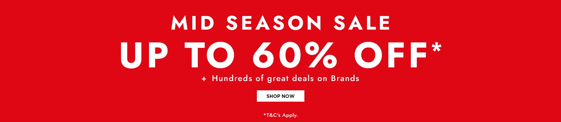 H1: MID SEASON SALE