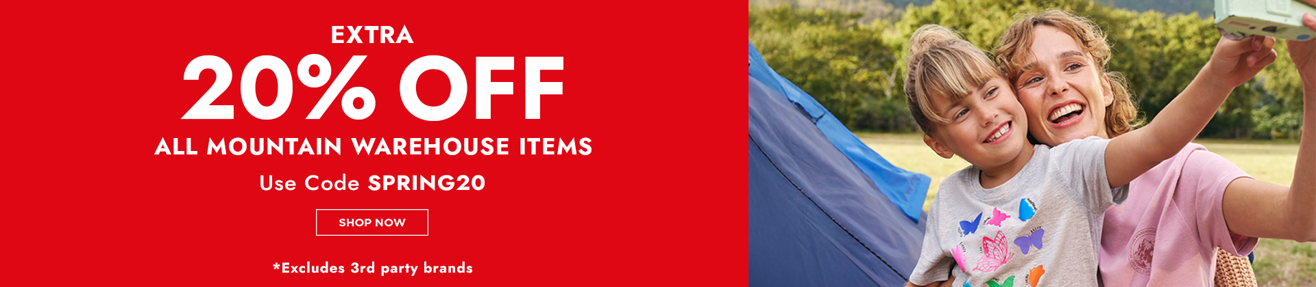 H1: EXTRA 20% OFF ALL MW ITEMS