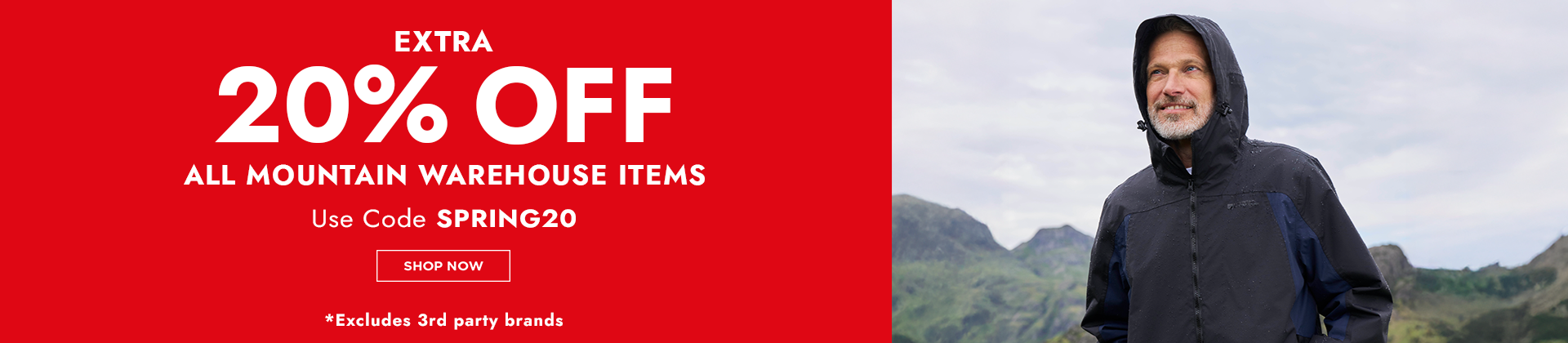 H1: EXTRA 20% OFF ALL MW ITEMS