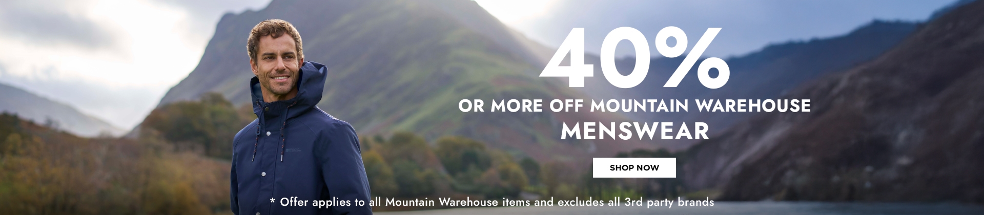 H1: 40% or more off Men''s clothing, ACC, FTW