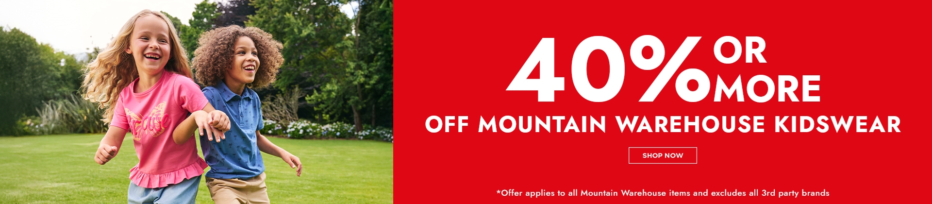 H1: 40% OFF KIDS