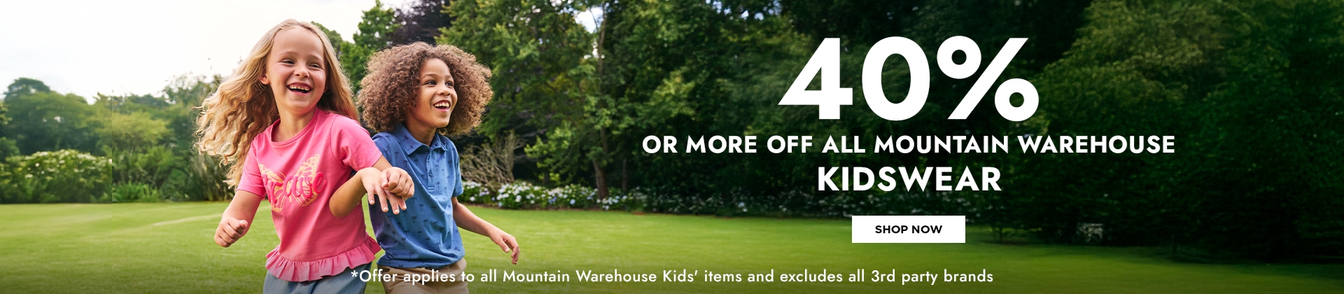 H1: 40% OFF KIDS