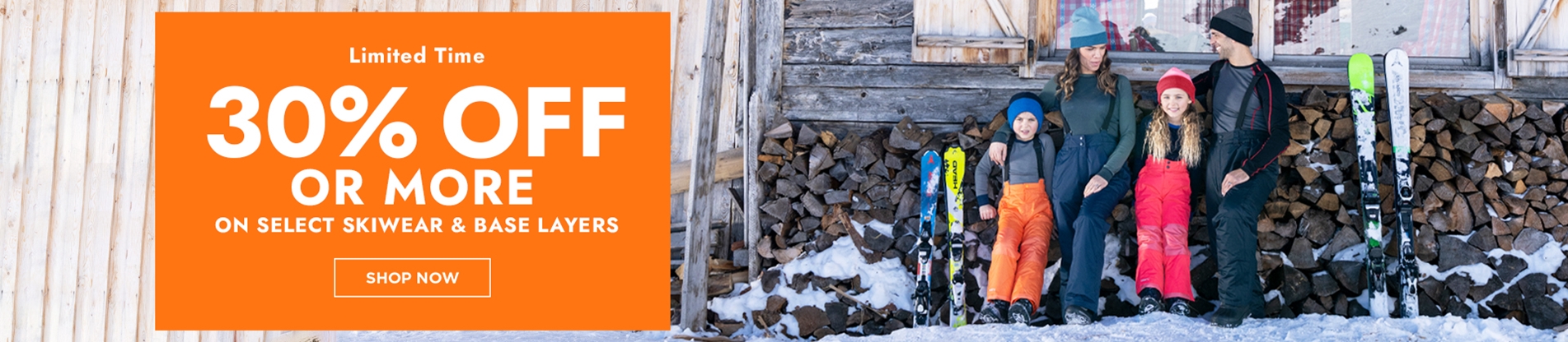 Mountain Warehouse - Save 20% Or More Skiwear & Baselayers