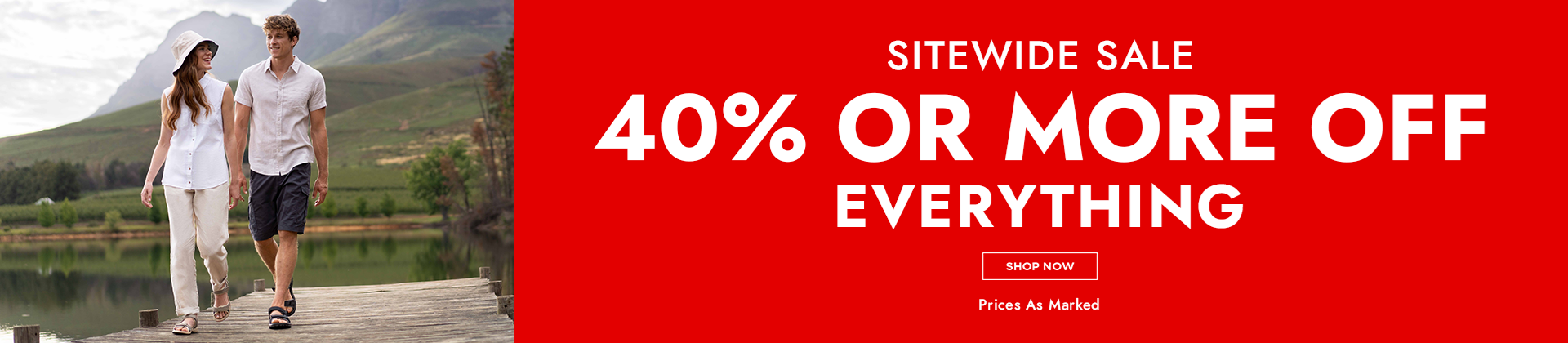 H1: 40% OFF SITEWIDE - LIMITED TIME