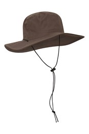 Australischer Hut mit Krempe Dunkel Khaki