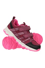 Cannonball Kids Adaptive Walking Shoes Dark Pink