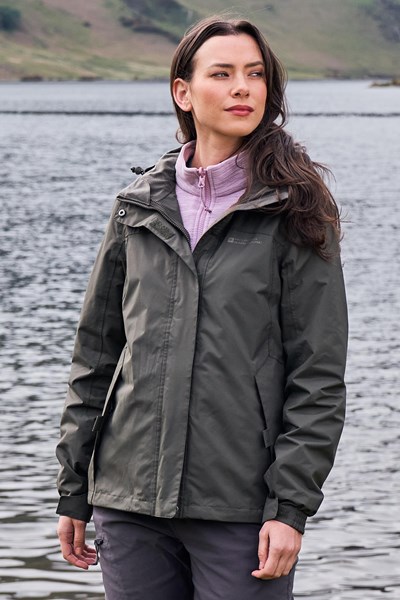 Storm 3 in 1 Womens Waterproof Jacket - Green