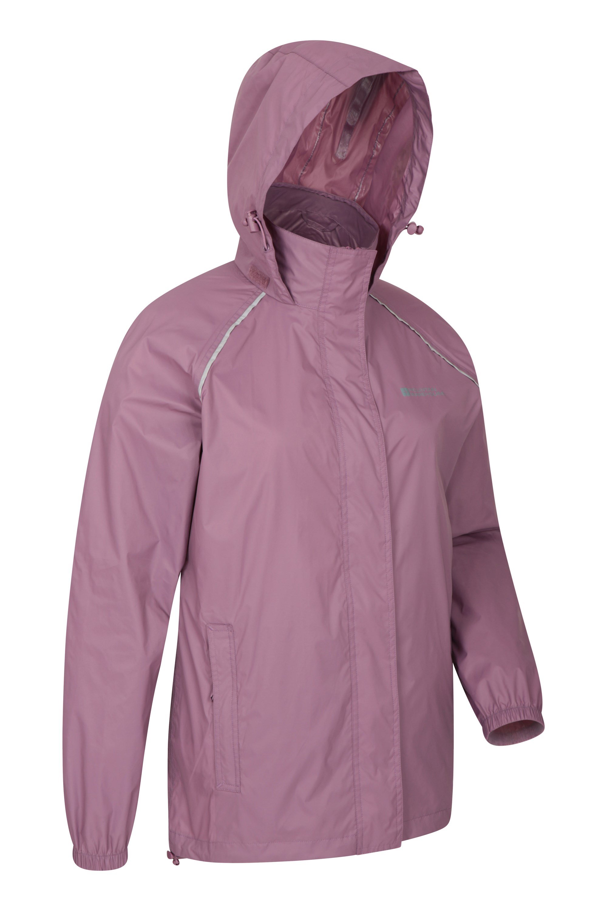 Mountain Warehouse Pakka Womens Rain Proof Waterproof Jacket Purple