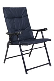 Padded Folding Chair Navy