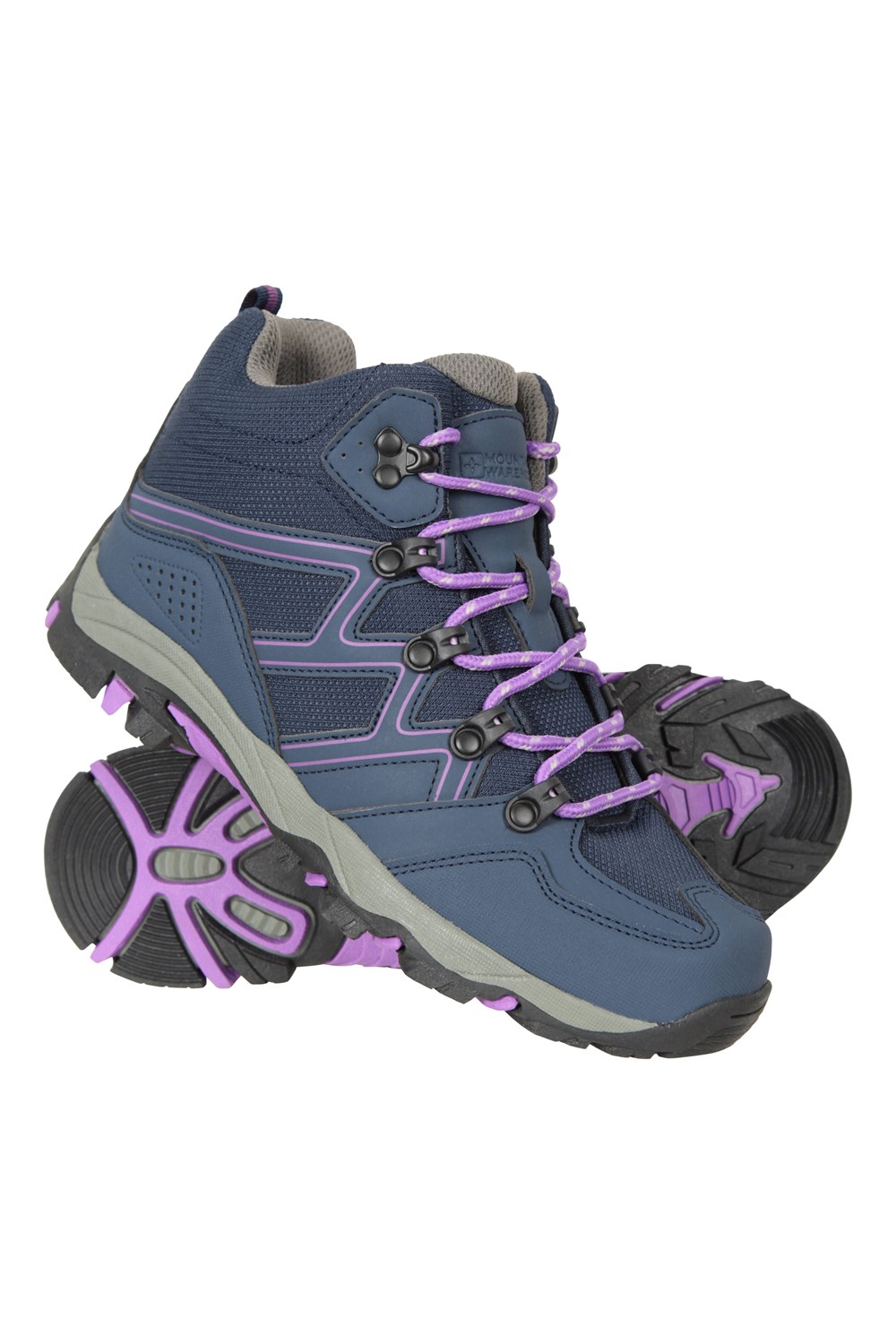 Mountain Warehouse Kids Oscar Walking Boots Durable Cushioned Boys Girls Hiking