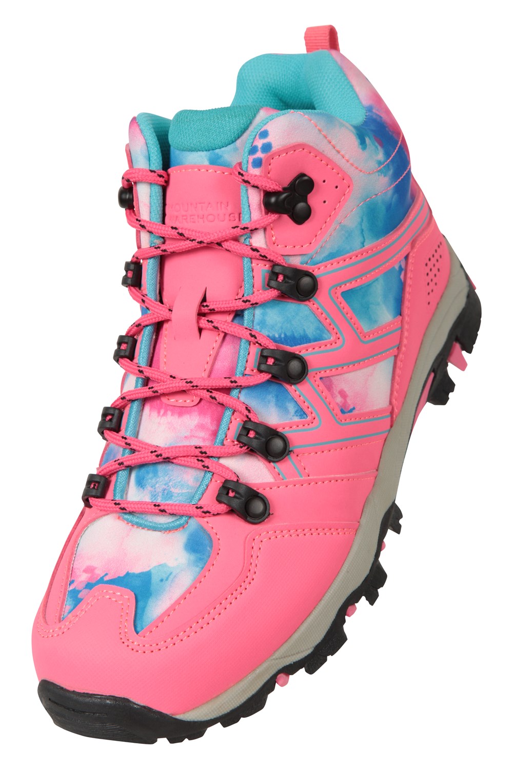 Mountain Warehouse Kids Oscar Walking Boots Durable Cushioned Boys Girls Hiking - Picture 55 of 62