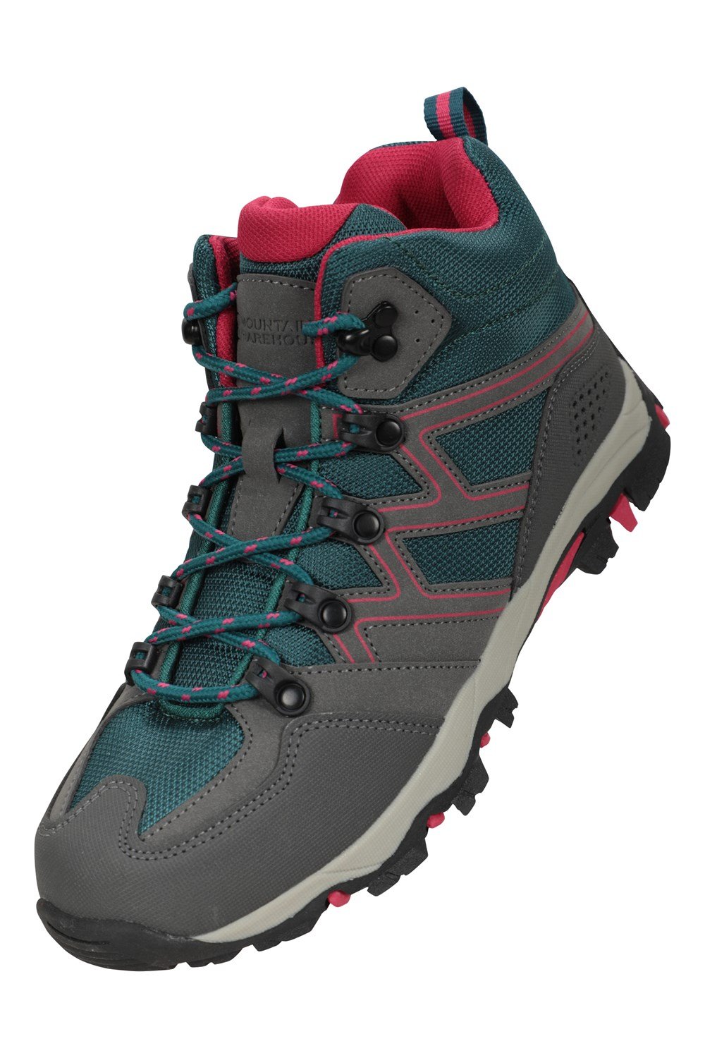Mountain Warehouse Kids Oscar Walking Boots Durable Cushioned Boys Girls Hiking - Picture 62 of 62