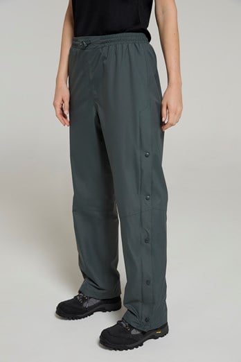 Downpour Womens Waterproof Trousers Dark Khaki