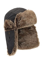 Furry Hat Black