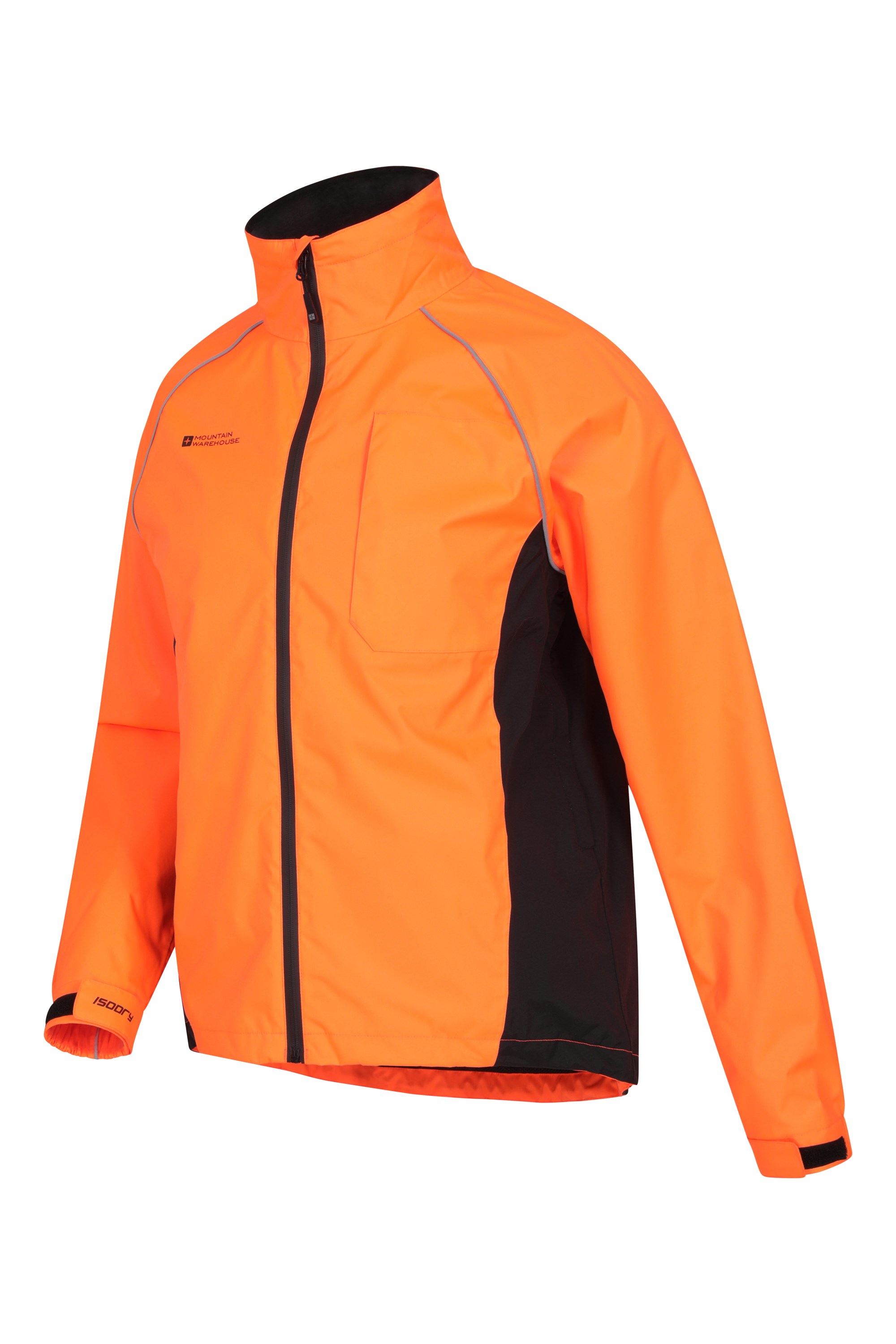 mountain warehouse adrenaline mens high visibility jacket