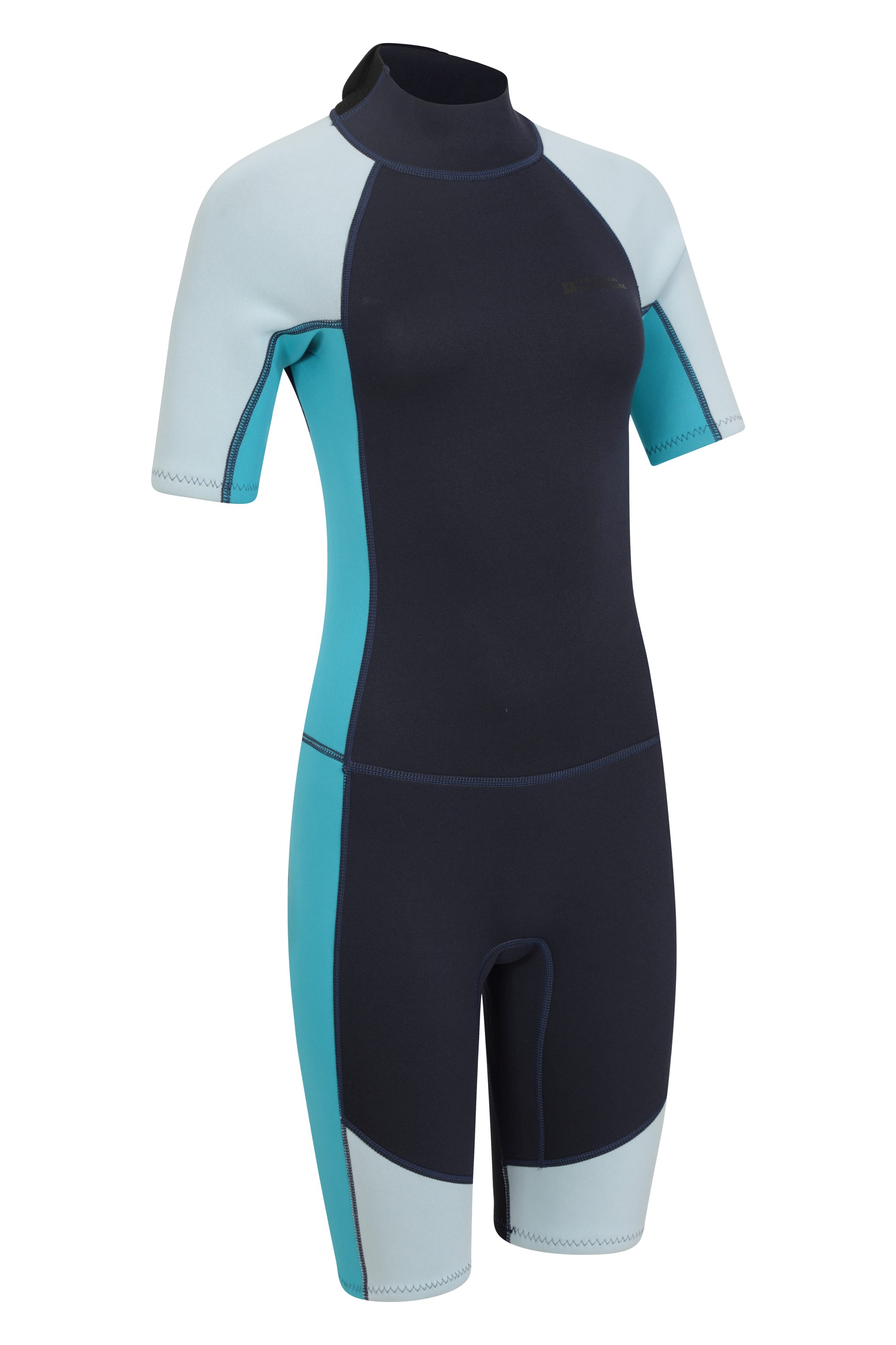 Flatlock Seams Mountain Warehouse Shorty Womens Wetsuit Swimming Neoprene Ladies Swimsuit Easy Glide Zip Surf Suit Ideal for Scuba Diving Extended Puller 