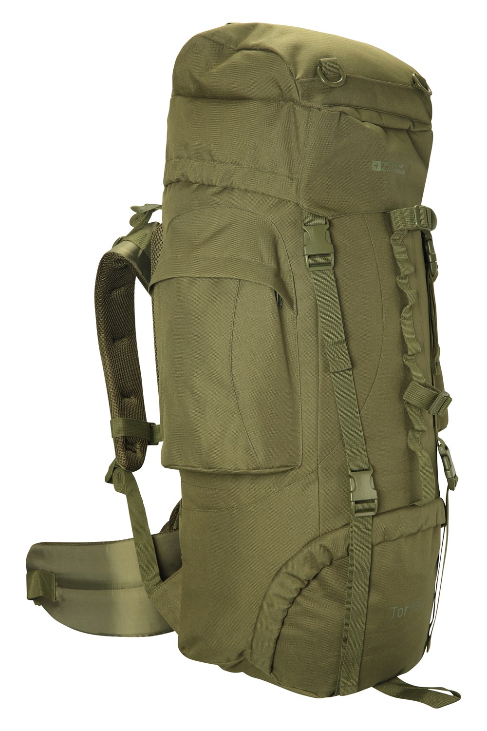 Mountain Warehouse 65L Large Rucksack Backpack Travelling Backpacking ...