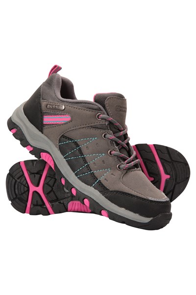 Stampede Kids Waterproof Walking Shoes - Grey