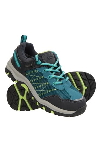 Stampede Kids Waterproof Hiking Shoes Turquoise