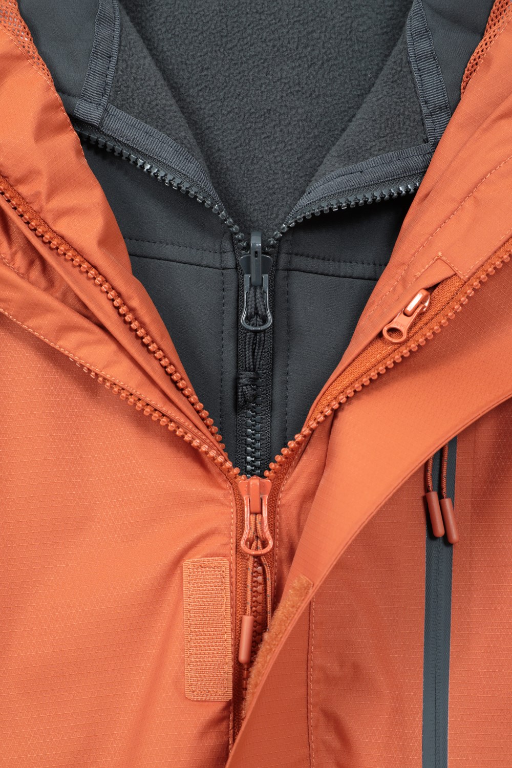 Mountain Warehouse Mens 3 in 1 Waterproof Jacket Rain Coat Softshell Inner - Picture 37 of 103