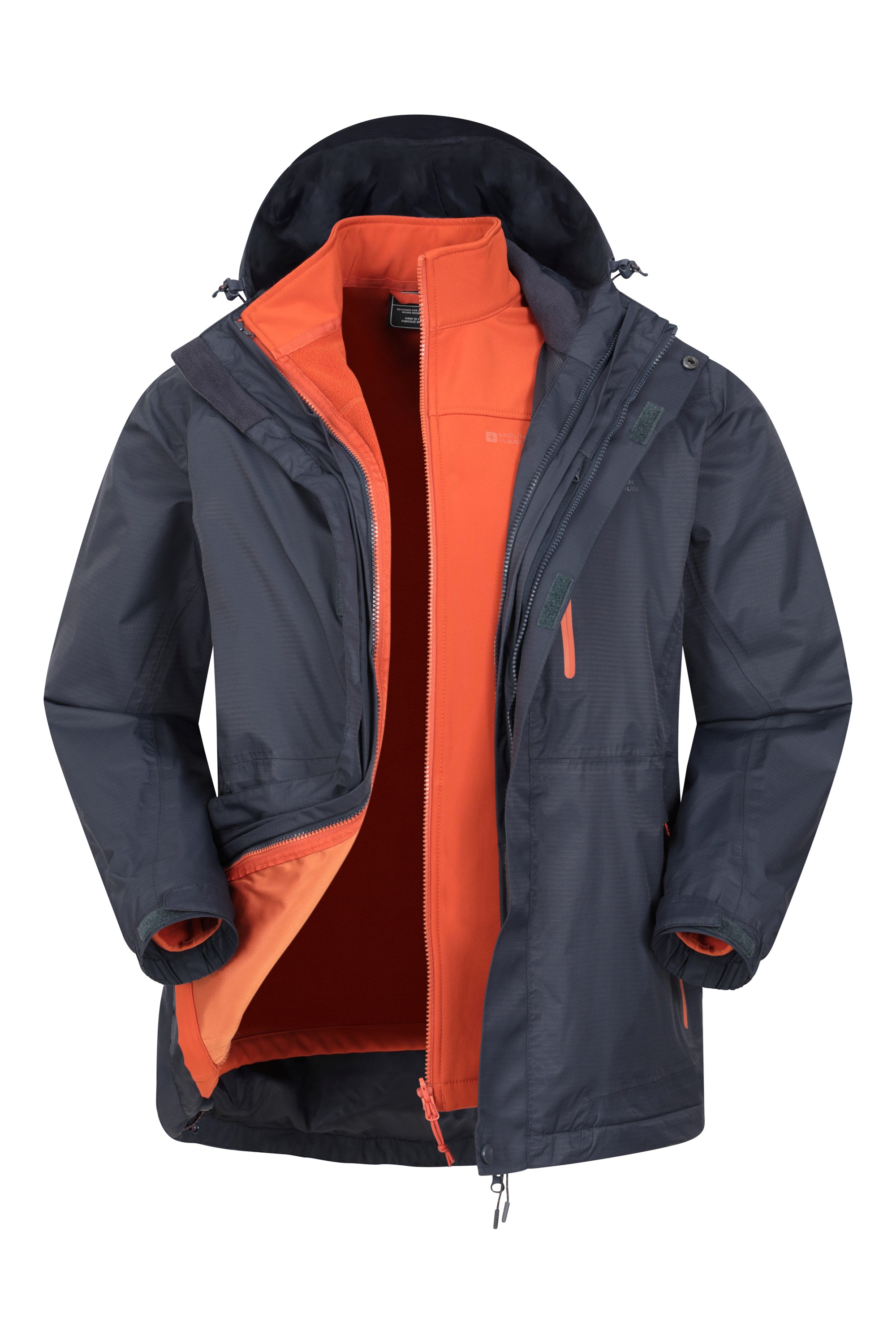 Blouson Imperméable 3 en 1 Bracken Extreme - Hommes - Bleu Foncé