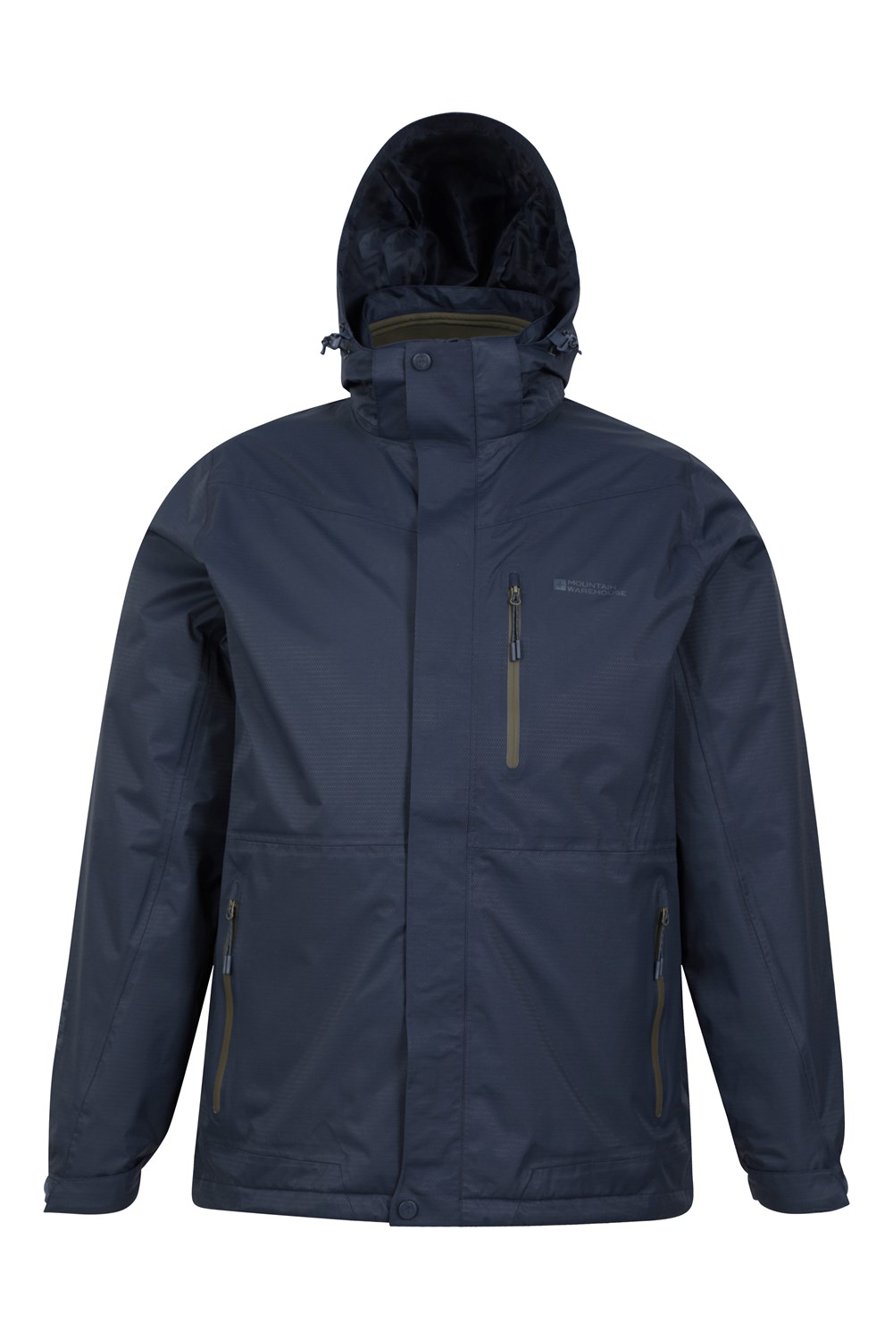 Mountain Warehouse Mens 3 in 1 Waterproof Jacket Rain Coat Softshell Inner - Picture 89 of 103