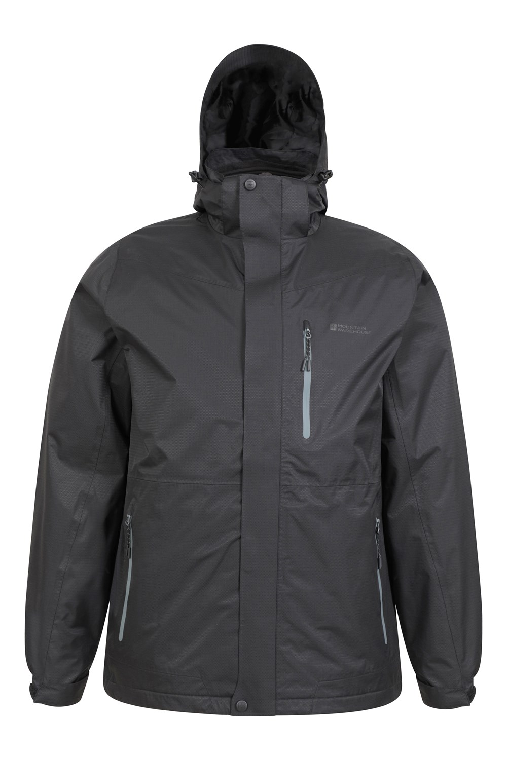 Mountain Warehouse Mens 3 in 1 Waterproof Jacket Rain Coat Softshell Inner - Picture 101 of 103