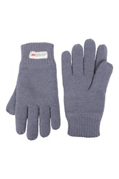 Kids Knitted Thinsulate Thermal Gloves Blue