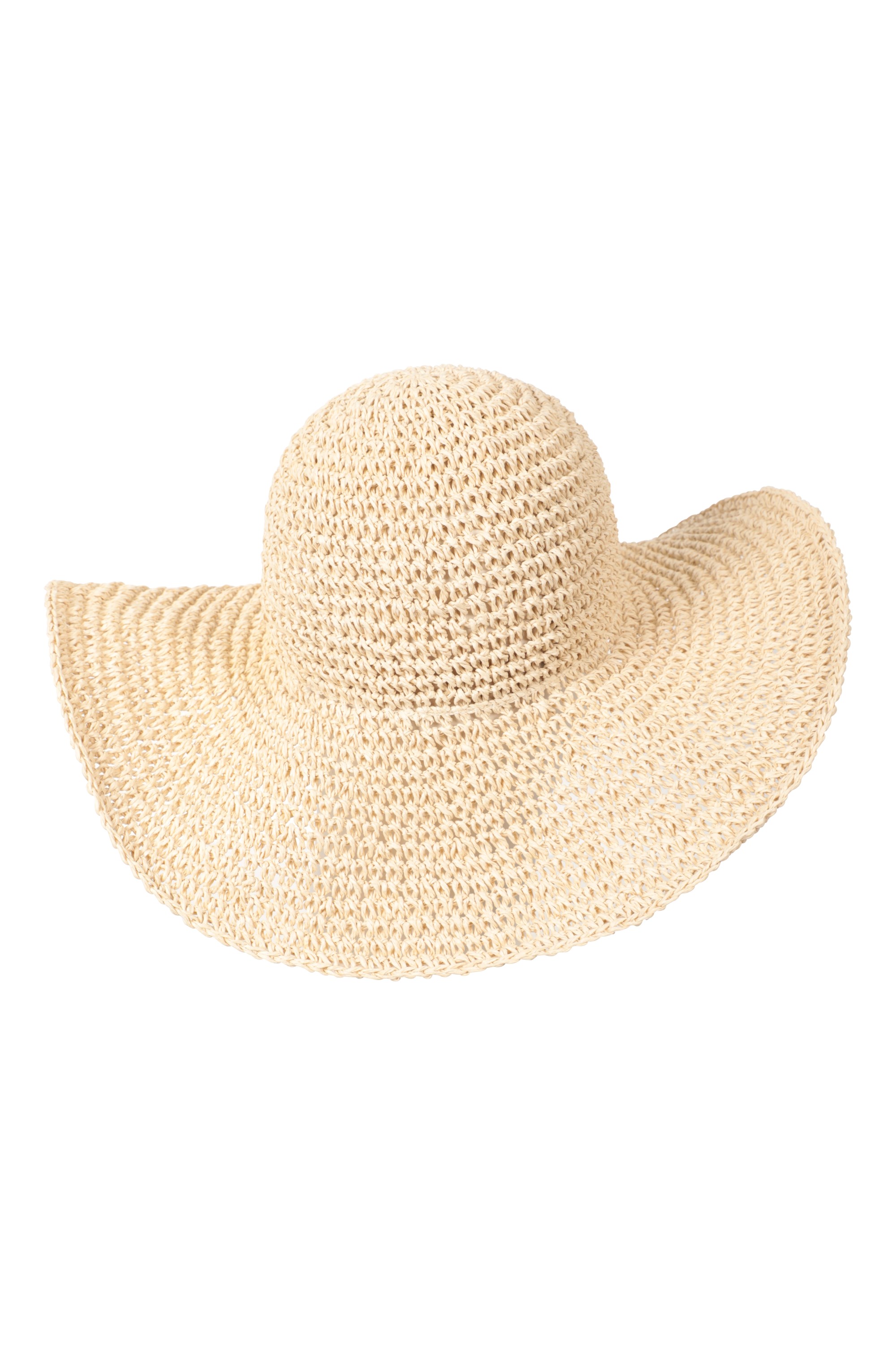 Folding Straw Hat , Wide Brim Floppy Summer Hats , Woman Seaside Beach Hat, Sun  Hat -  UK