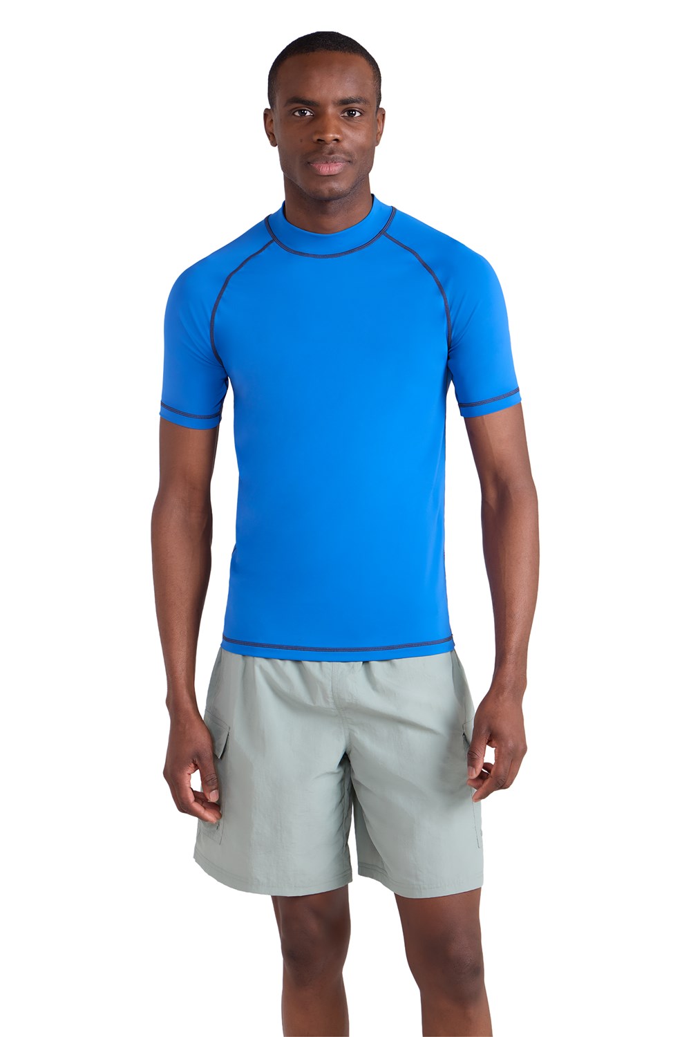 Mountain Warehouse Mens UV Rash Vest Guard Stretch Swim Top Flat Seams Rashie - Picture 19 of 154