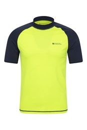 Męska koszulka z filtrem UV Limonkowy