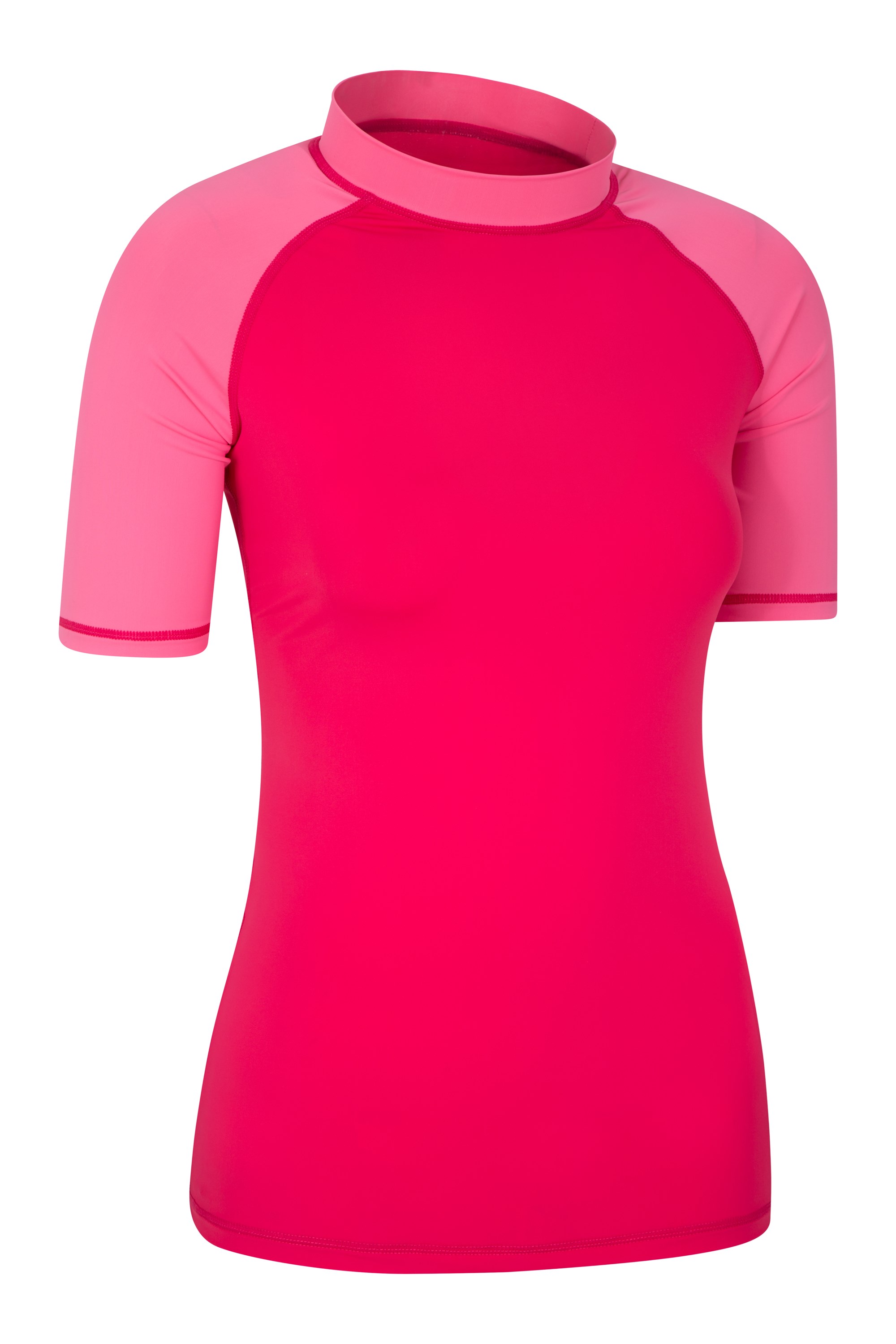 Coutures Plates Mountain Warehouse T-Shirt Anti-UV pour Femmes à Porter sous Une Combinaison pour la Natation Protection Solaire UPF50+ la Plage séchage Rapide 