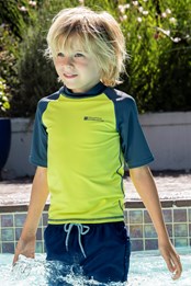Camiseta Protección Solar Manga Corta Niños Gris Perla