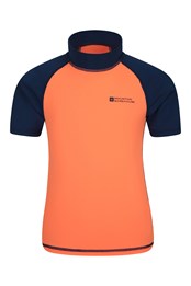 T-Shirt Anti-UV Enfants Orange Vif