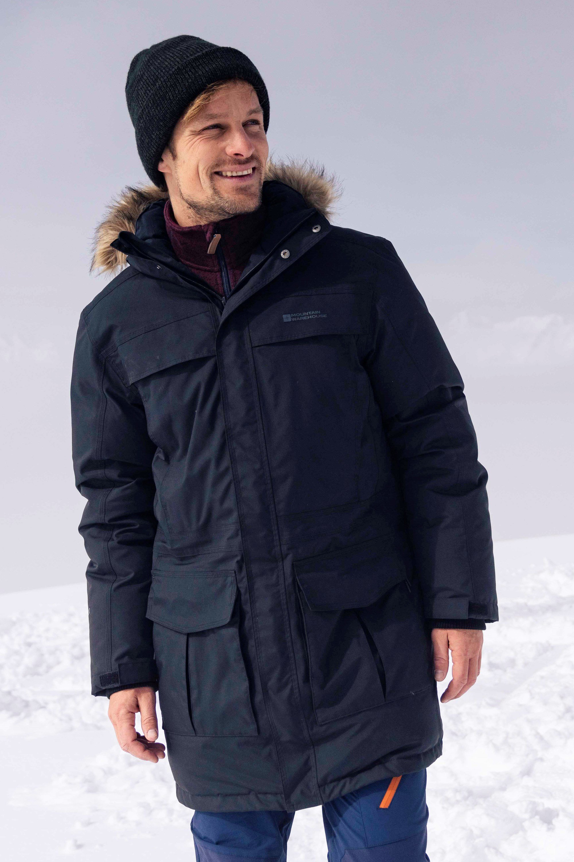 Antarctic Extreme Waterproof Mens Down Jacket - Grey