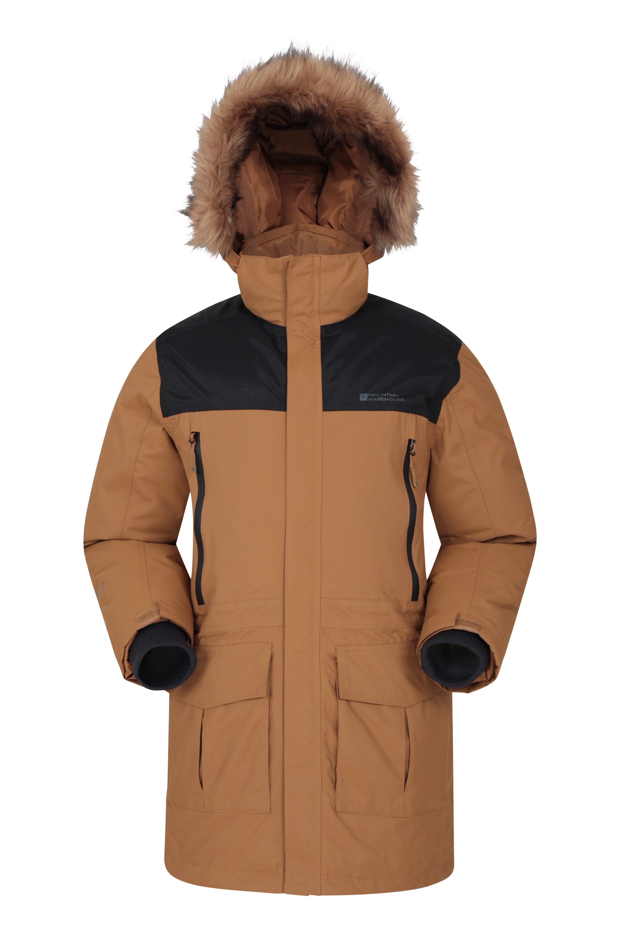 Warm Mountain Warehouse Concord Mens Down Puffer Long Jacket