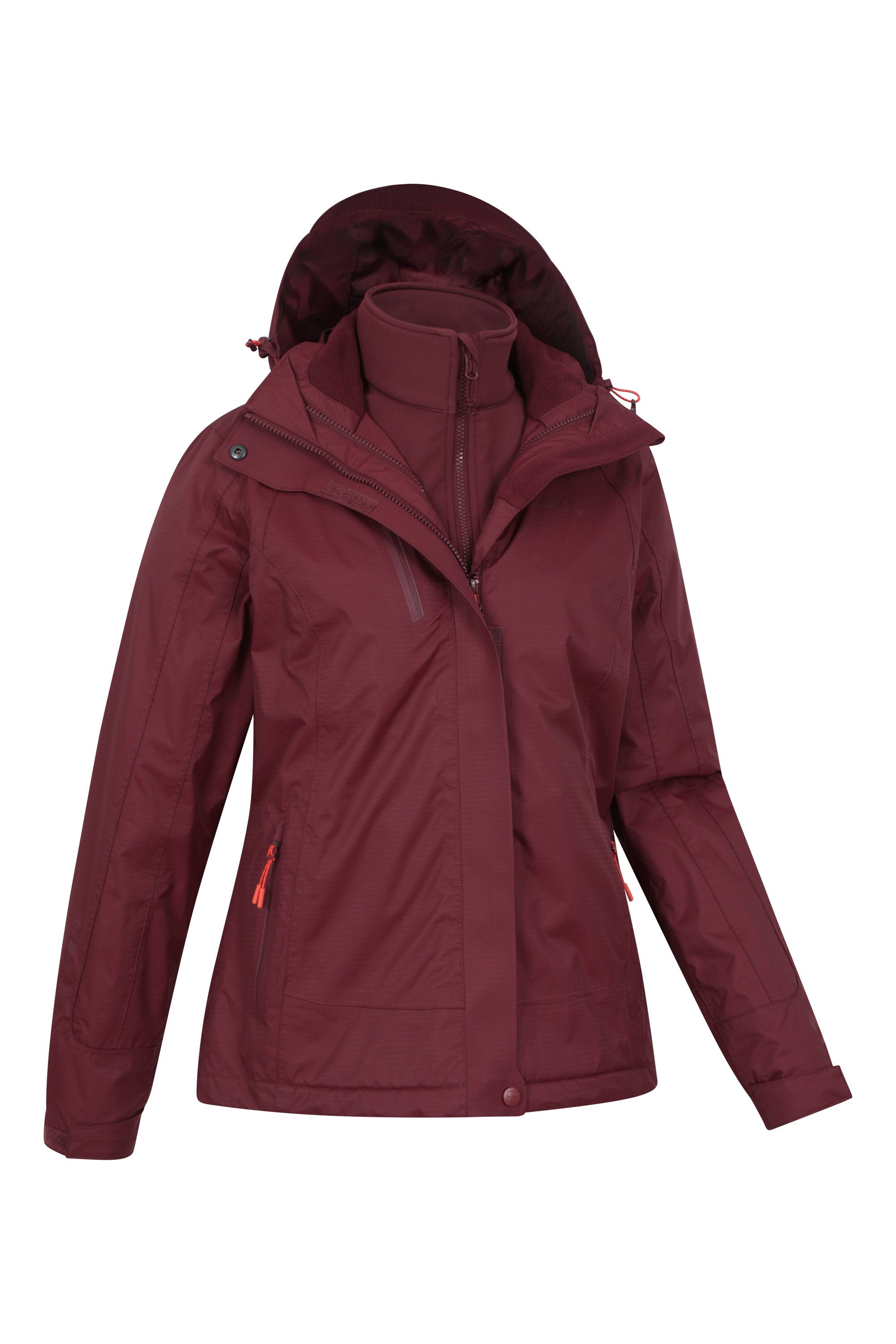 Bracken Extreme Womens 3 in 1 Waterproof Jacket Mountain Warehouse GB