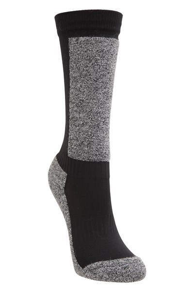 Extreme Kids Thermal Merino Knee Length Ski Socks - Grey