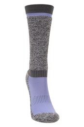 Merino Technical Kids Ski Socks Lilac