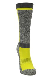 Merino Technical Kids Ski Socks Yellow