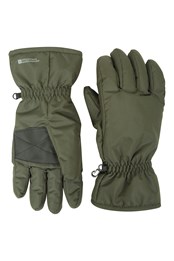 Mens Ski Gloves Khaki