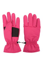 Womens Ski Gloves Bright Pink