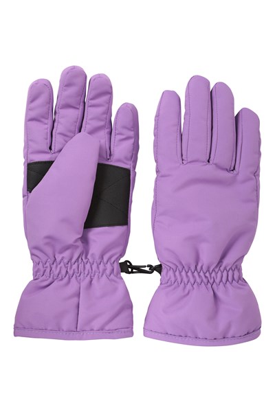 Womens Ski Gloves - Light Purple