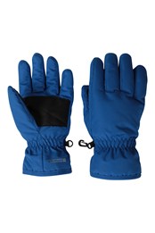Kids Ski Gloves Bright Blue