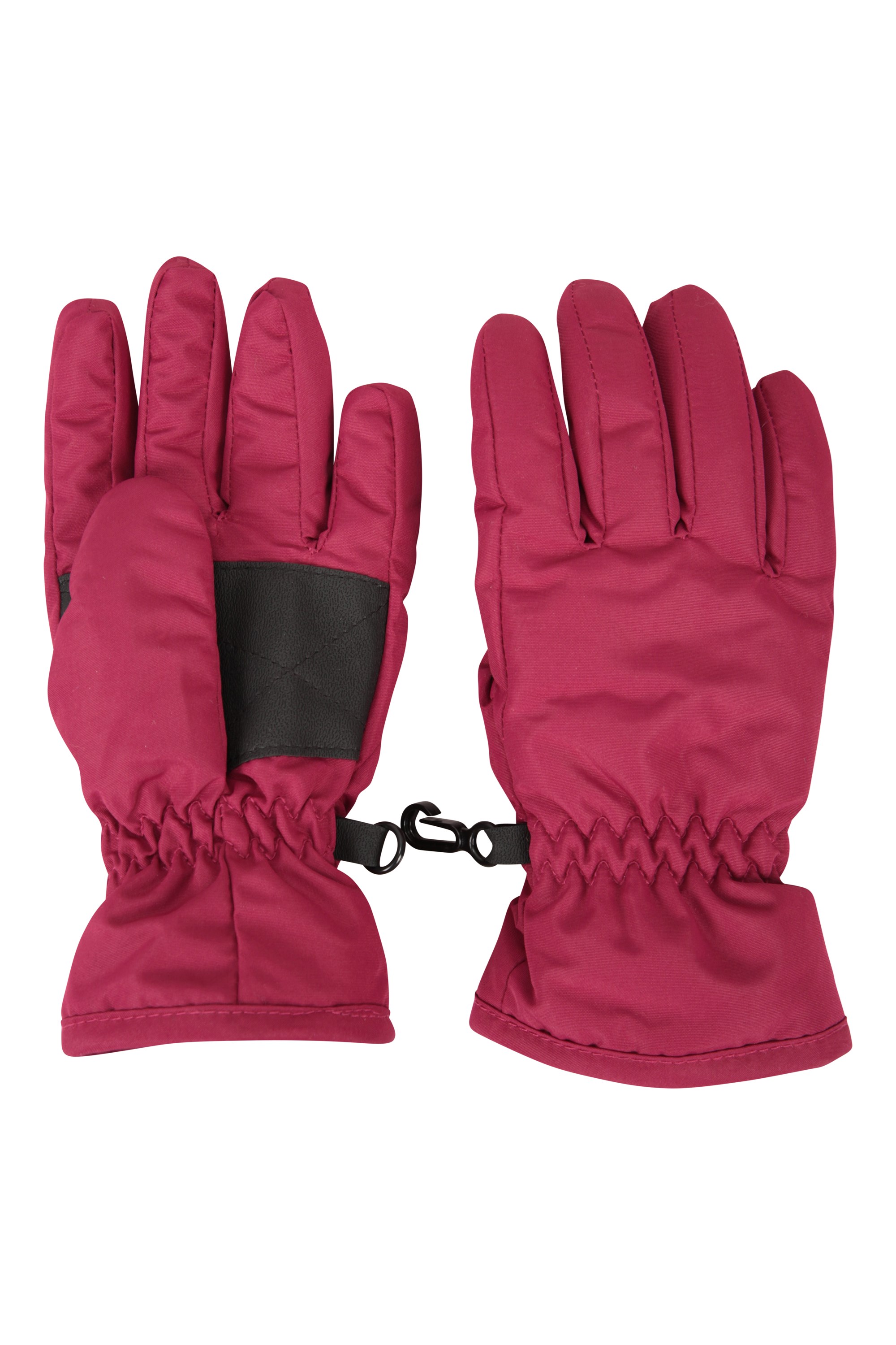 Mountain Warehouse Kids Snow Mittens Fleece Lined Adjustable Cuffs Snow Proof Ski Gloves 