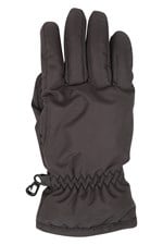 Black KIDS WATER RESISTANT SNOW GLOVE Image 2