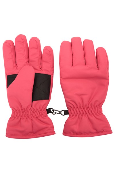 Kids Ski Gloves - Pink
