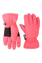 Kids Ski Gloves Neon Brights